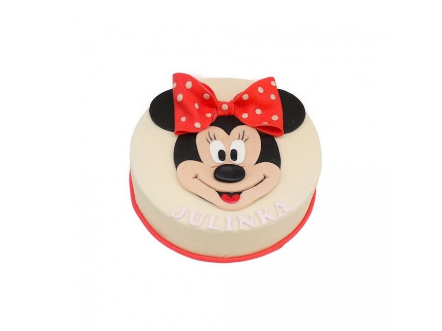Dětský dort s hlavou Minnie